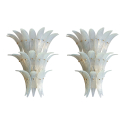 large-mid-century-modern-opalescent-murano-glass-palmette-sconces-a-pair