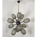 Very large Murano glass sputnik chandelier Barovier style - Mid Century Modern 1