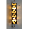 Sciolari style chrome and frosted glass geometric vintage sconces Mid Century Modern Italy 1980s4