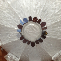 Murano glass Large Flush mount Chandelier Italy Mid Century Modern 8