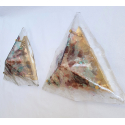 Pair of triangular Murano glass sconces by La Murrina 1970s 2