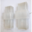Large pair of Murano glass modern sconces2