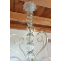 Tall Mid century modern vintage Murano glass lantern Italy 1960s Venini9