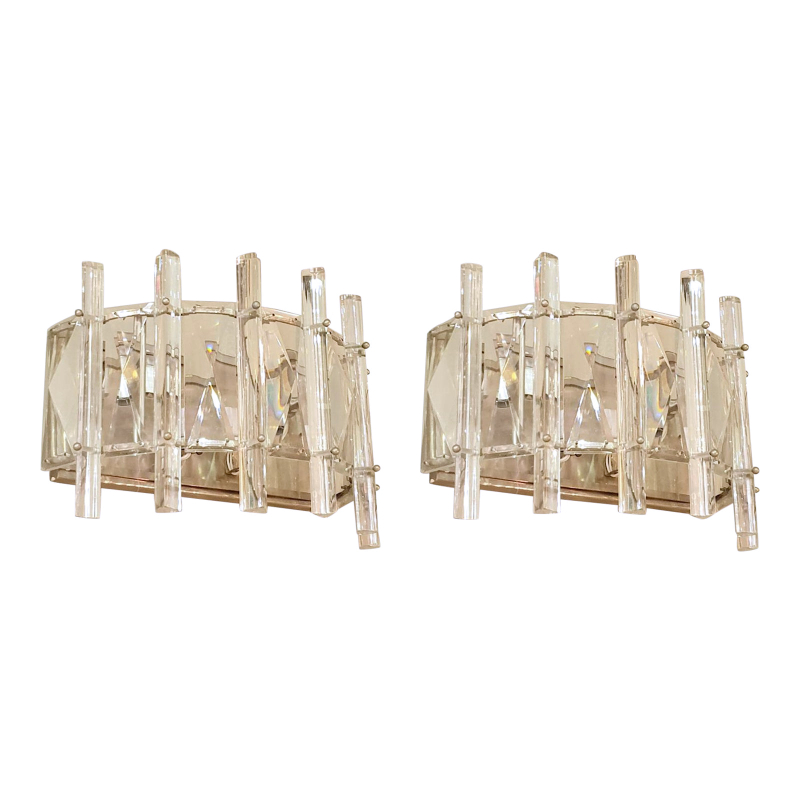 mid-century-french-modern-cut-crystal-and-chrome-sconces-a-pair