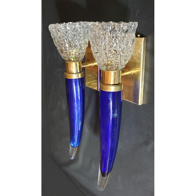 mid-century-modern-blue-and-clear-murano-glass-sconces-attr-to-seguso-two-pairs-1956