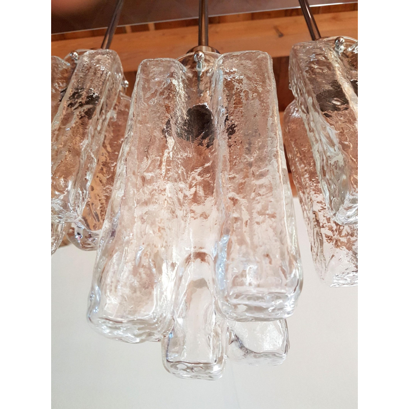 chrome-and-murano-glass-chandelier-flush-mount-5041