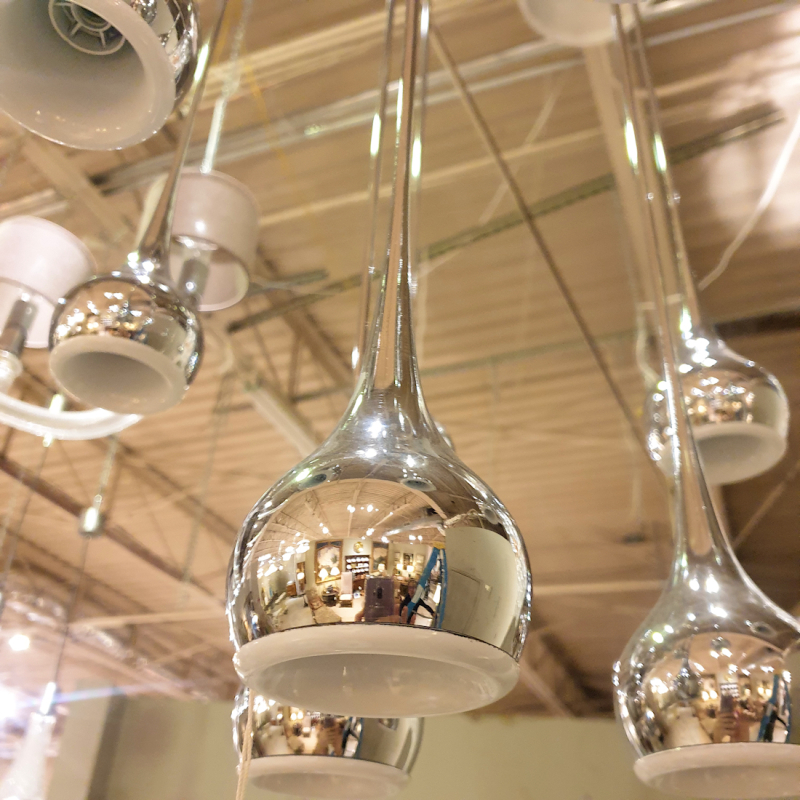 Chrome chandelier by Esperia5