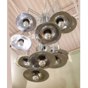 Large chrome chandelier by Reggiani4