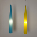 long-glass-pendants-by-alessandro-pianon-for-vistosi-1960s-a-pair-Mid-Century-modern-Italy-blue-yellow-Murano-Dallas-European-