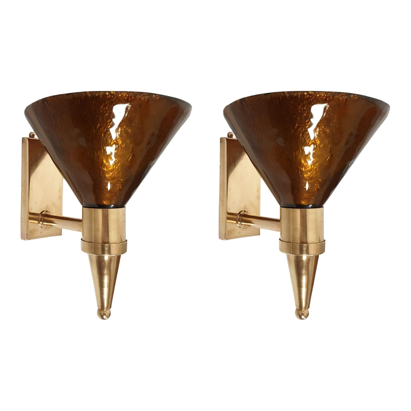pair-of-murano-glass-and-brass-sconces-mid-century-modern-italy-set-of-four