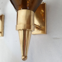 Pair of Murano glass and brass sconces-Mid century modern-Italy-set of four-1970s 11