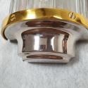 Chrome and brass vintage sconces Perzel - set of 12 - 9