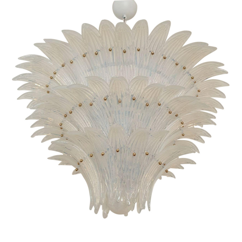 Large Murano glass chandelier Italy 1970