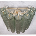 Pair of green Murano glass sconces