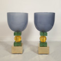 Pair of Murano glass table lamps,  Italy