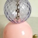 Pair of vintage Murano glass lamps