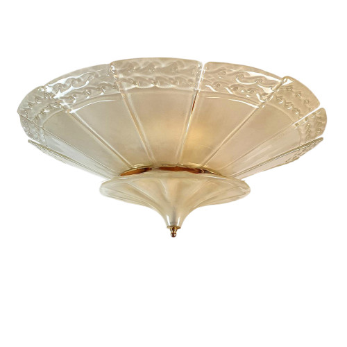 Murano Glass Mid-Century Flush Mount chandelier