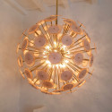 Huge Murano glass disc Sputnik chandelier
