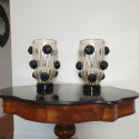 Pair of Murano glass vases signed Costantini
