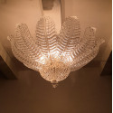 Mid century modern Murano glass chandelier