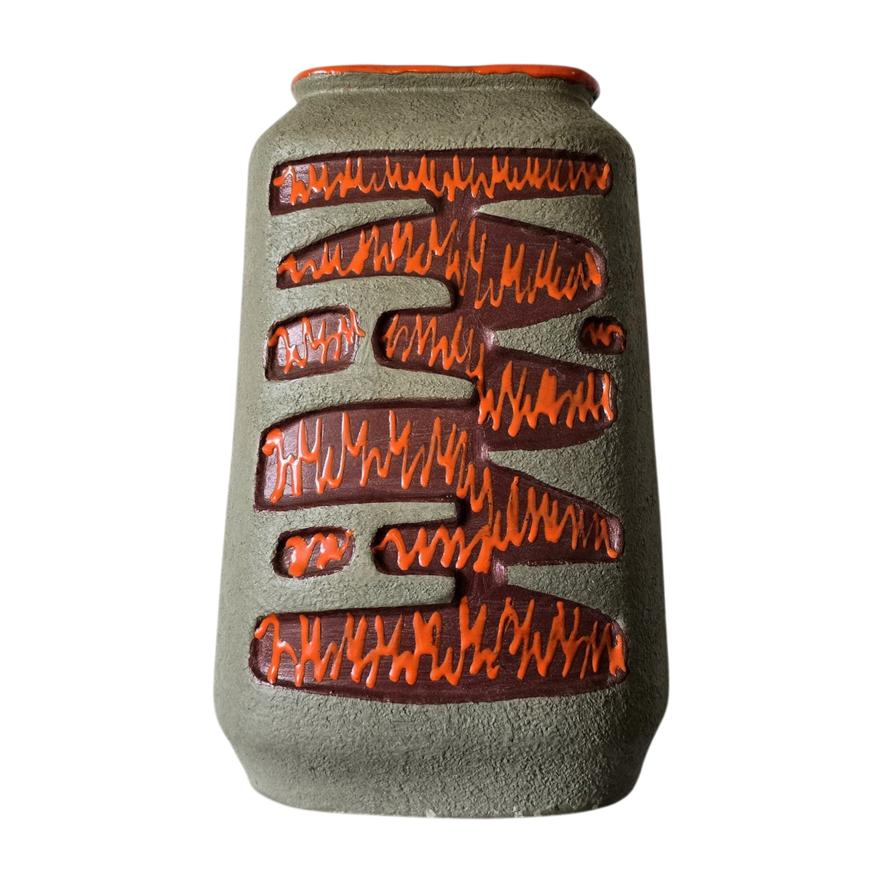 Mid Century modern ceramic vase, ES Keramic